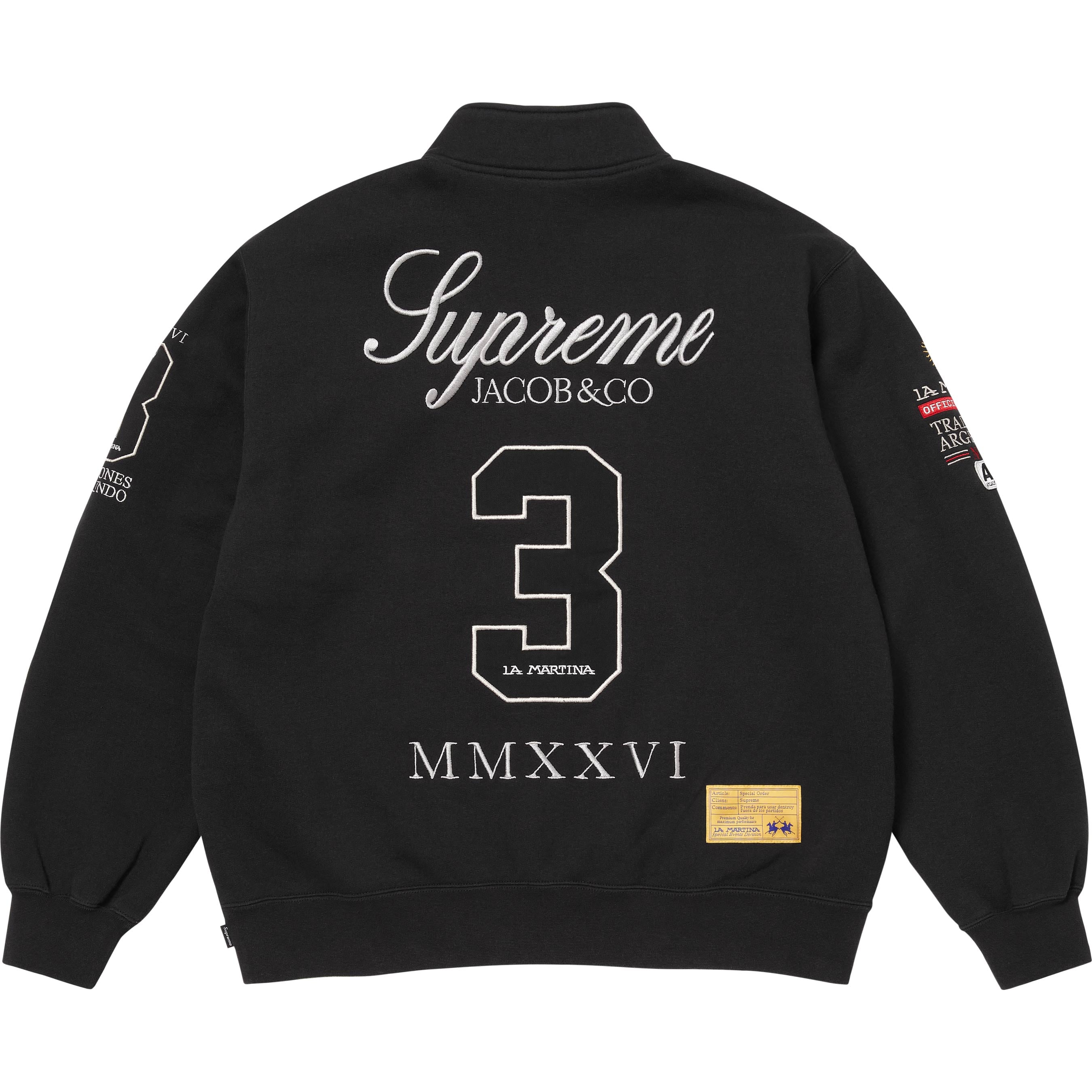 Supreme®/La Martina/Jacob & Co Zip Up Sweatshirt view 15